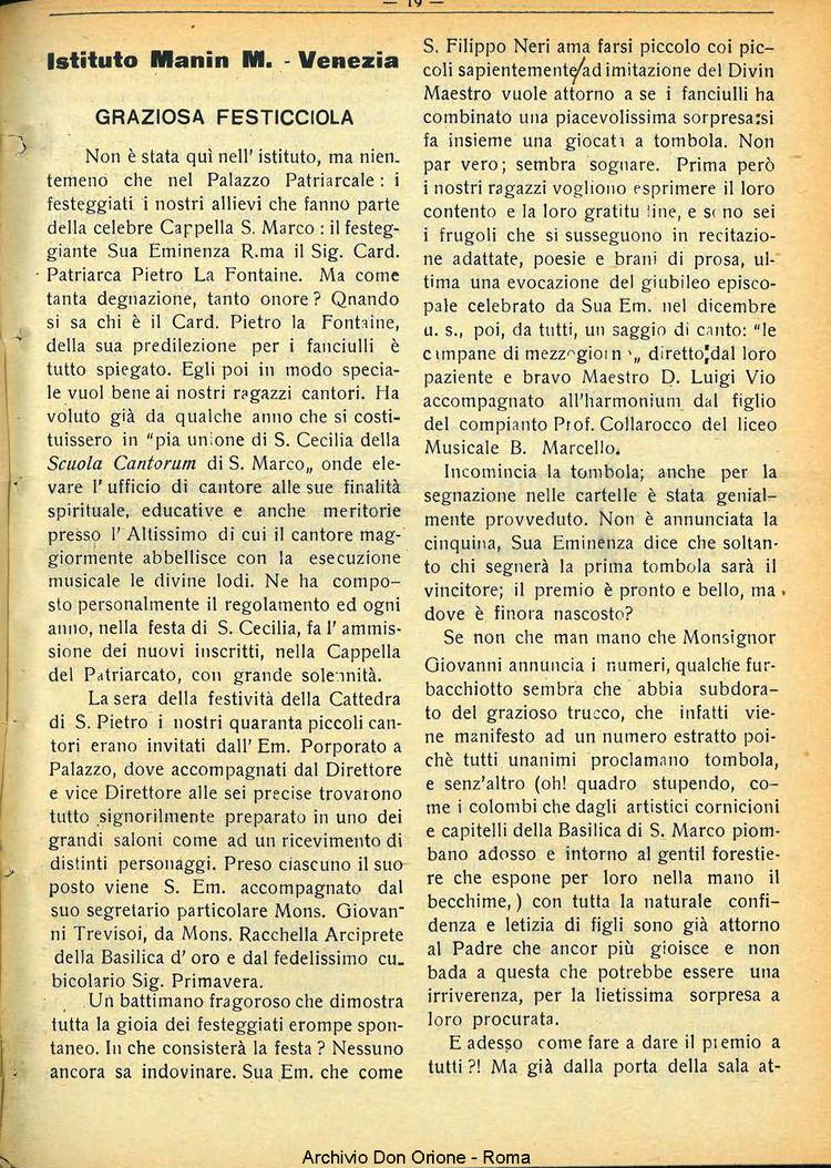La piccola Opera della Divina Provvidenza, 27, 03, 01-03-1932, pagina 21