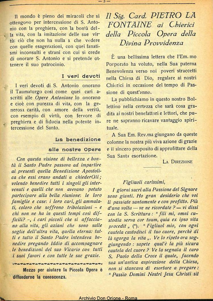 La piccola Opera della Divina Provvidenza, 27, 04, 01-04-1932, pagina 5