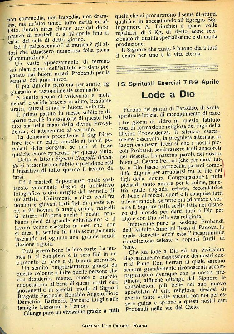 La piccola Opera della Divina Provvidenza, 27, 05, 01-05-1932, pagina 25