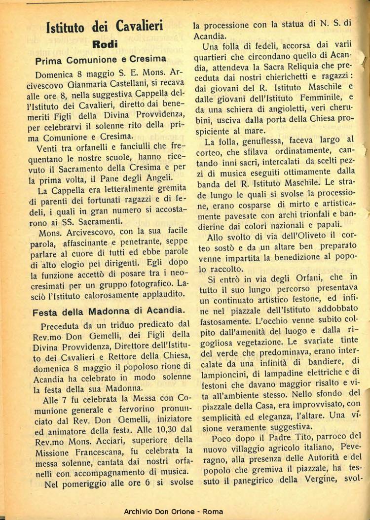 La piccola Opera della Divina Provvidenza, 27, 05, 01-05-1932, pagina 43