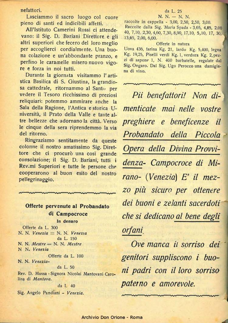 La piccola Opera della Divina Provvidenza, 27, 06, 01-06-1932, pagina 20