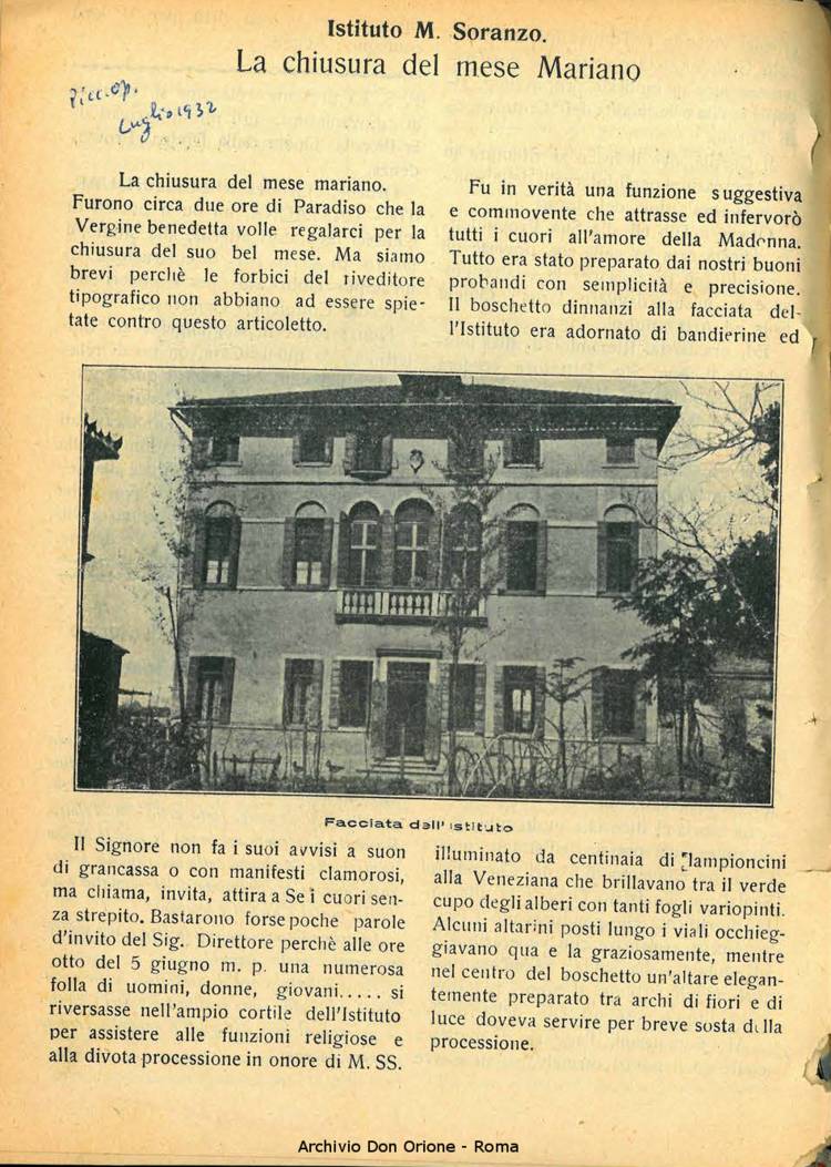 La piccola Opera della Divina Provvidenza, 27, 07, 01-07-1932, pagina 10