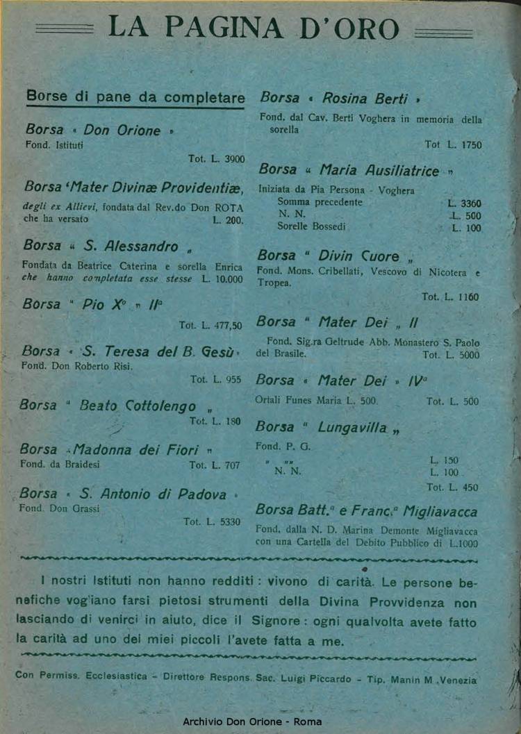 La piccola Opera della Divina Provvidenza, 27, 08, 01-08-1932, pagina 2