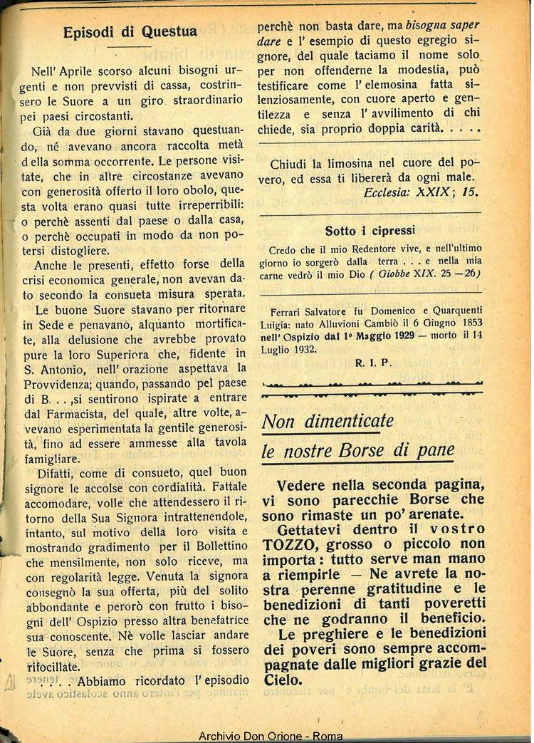 La piccola Opera della Divina Provvidenza, 27, 08, 01-08-1932, pagina 7
