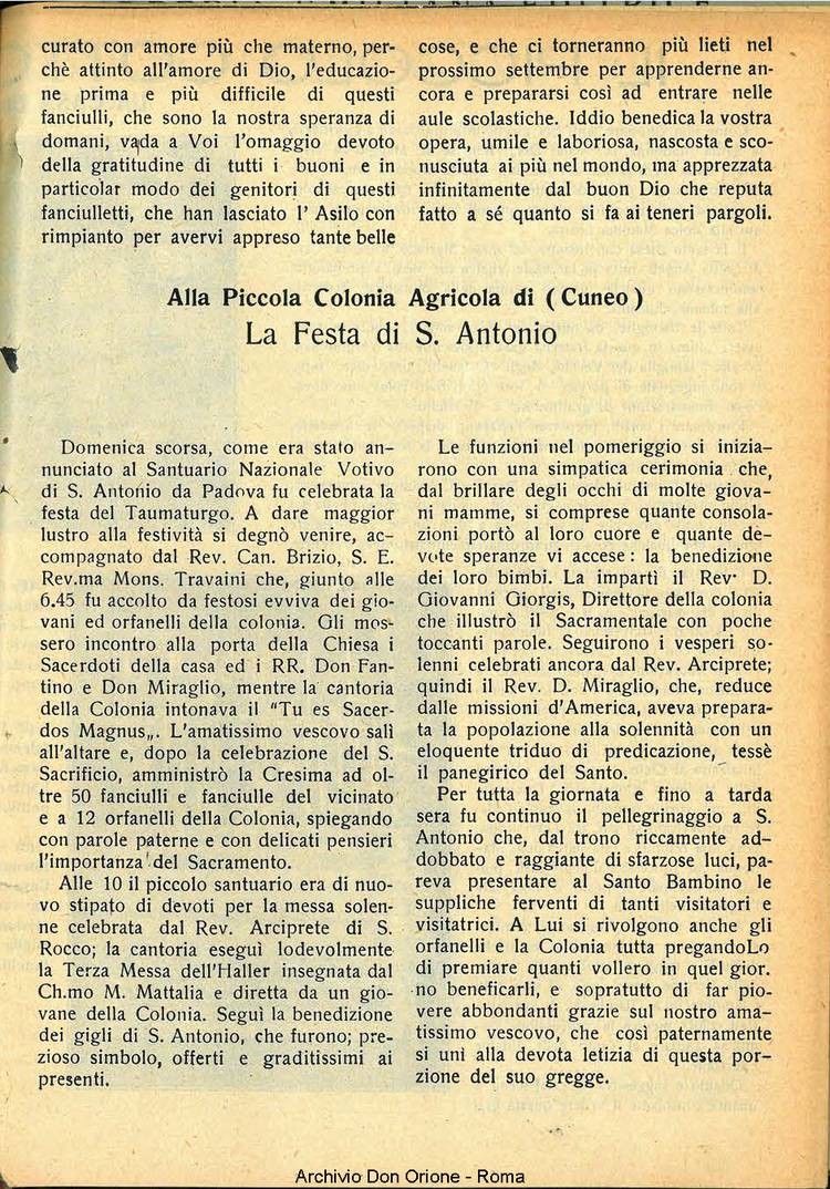 La piccola Opera della Divina Provvidenza, 27, 08, 01-08-1932, pagina 9