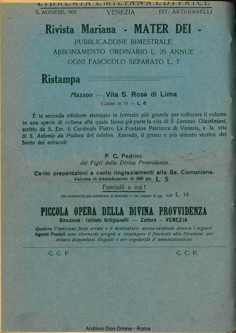 La piccola Opera della Divina Provvidenza, 27, 08, 01-08-1932, pagina 16
