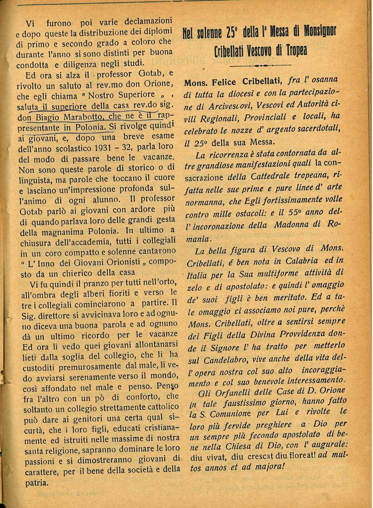 La piccola Opera della Divina Provvidenza, 27, 09, 01-09-1932, pagina 13