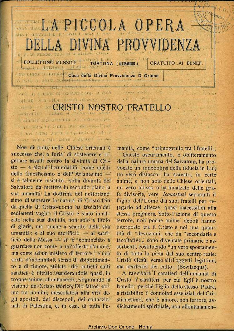 La piccola Opera della Divina Provvidenza, 27, 10, 01-10-1932, pagina 3