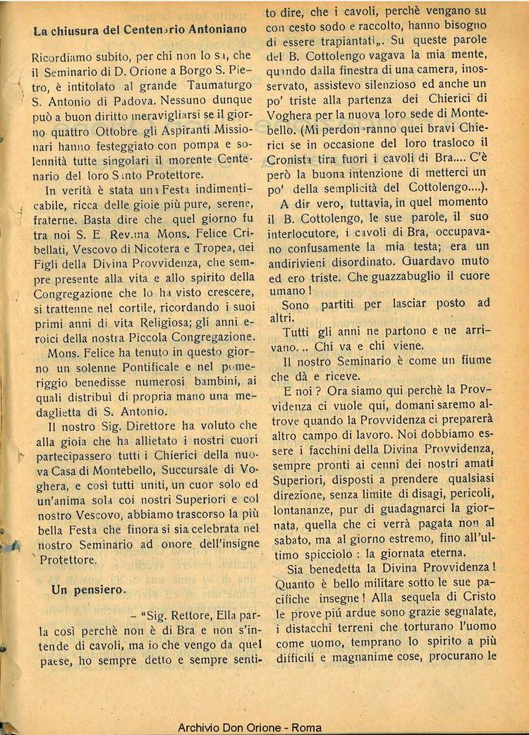 La piccola Opera della Divina Provvidenza, 27, 11, 01-11-1932, pagina 7