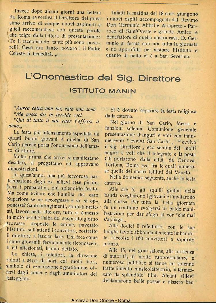 La piccola Opera della Divina Provvidenza, 27, 11, 01-11-1932, pagina 15
