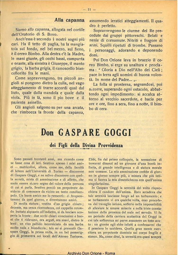 La piccola Opera della Divina Provvidenza, 28, 01, 01-01-1933, pagina 11