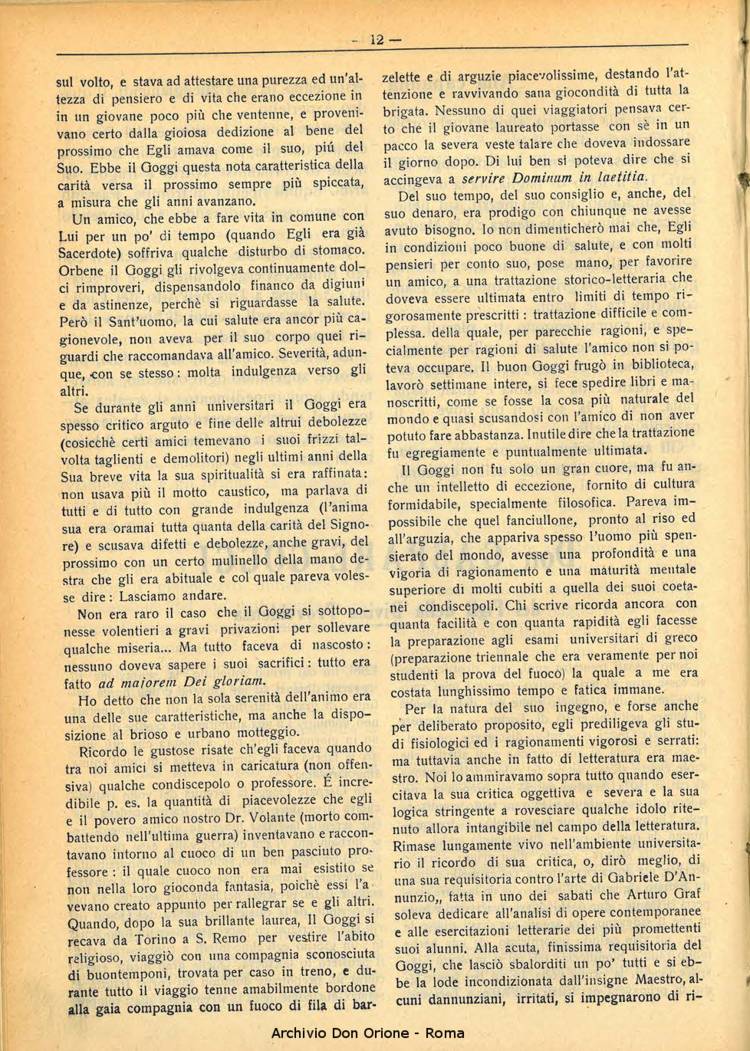 La piccola Opera della Divina Provvidenza, 28, 01, 01-01-1933, pagina 12