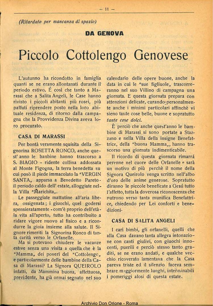 La piccola Opera della Divina Provvidenza, 28, 02, 01-02-1933, pagina 11