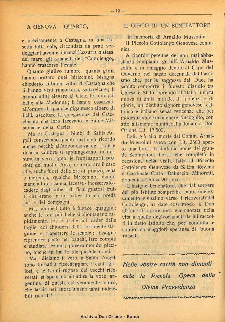 La piccola Opera della Divina Provvidenza, 28, 02, 01-02-1933, pagina 12