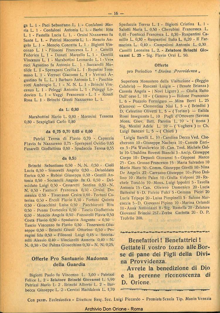 La piccola Opera della Divina Provvidenza, 28, 02, 01-02-1933, pagina 16