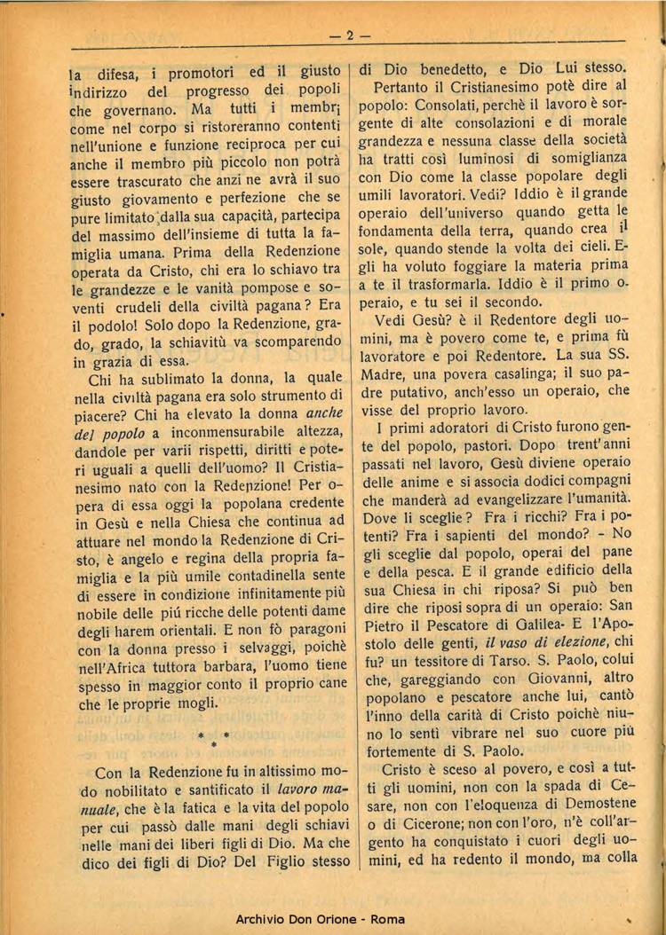 La piccola Opera della Divina Provvidenza, 28, 03, 01-03-1933, pagina 2