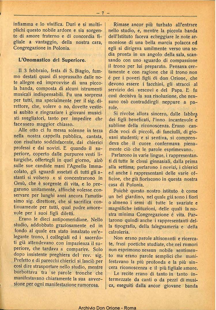 La piccola Opera della Divina Provvidenza, 28, 03, 01-03-1933, pagina 7