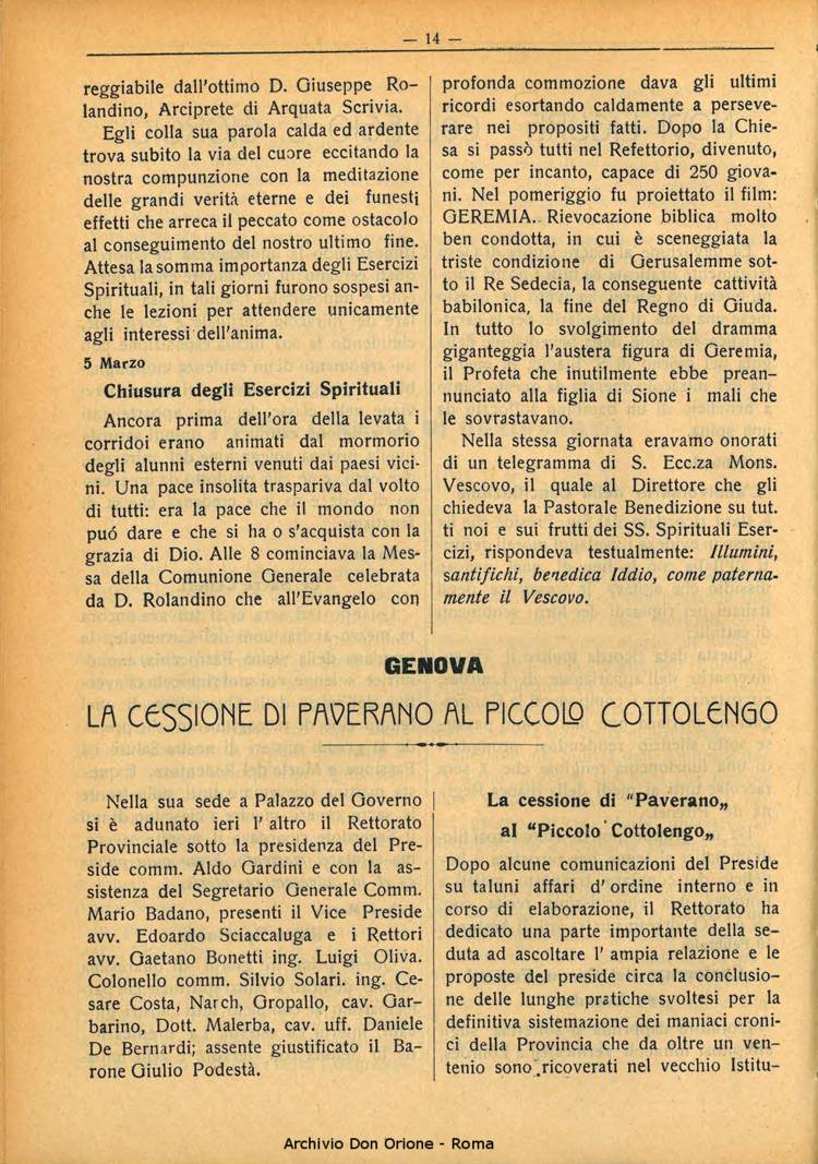 La piccola Opera della Divina Provvidenza, 28, 03, 01-03-1933, pagina 14
