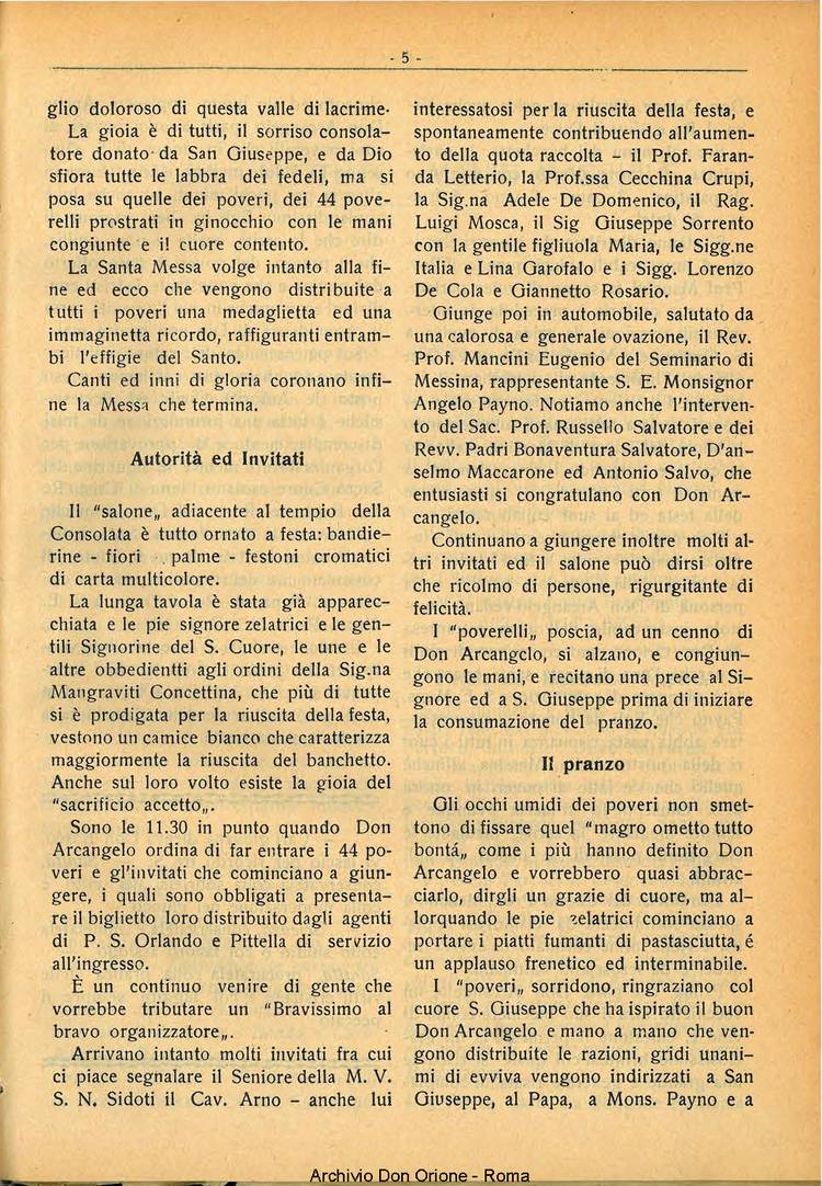 La piccola Opera della Divina Provvidenza, 28, 04, 01-04-1933, pagina 5