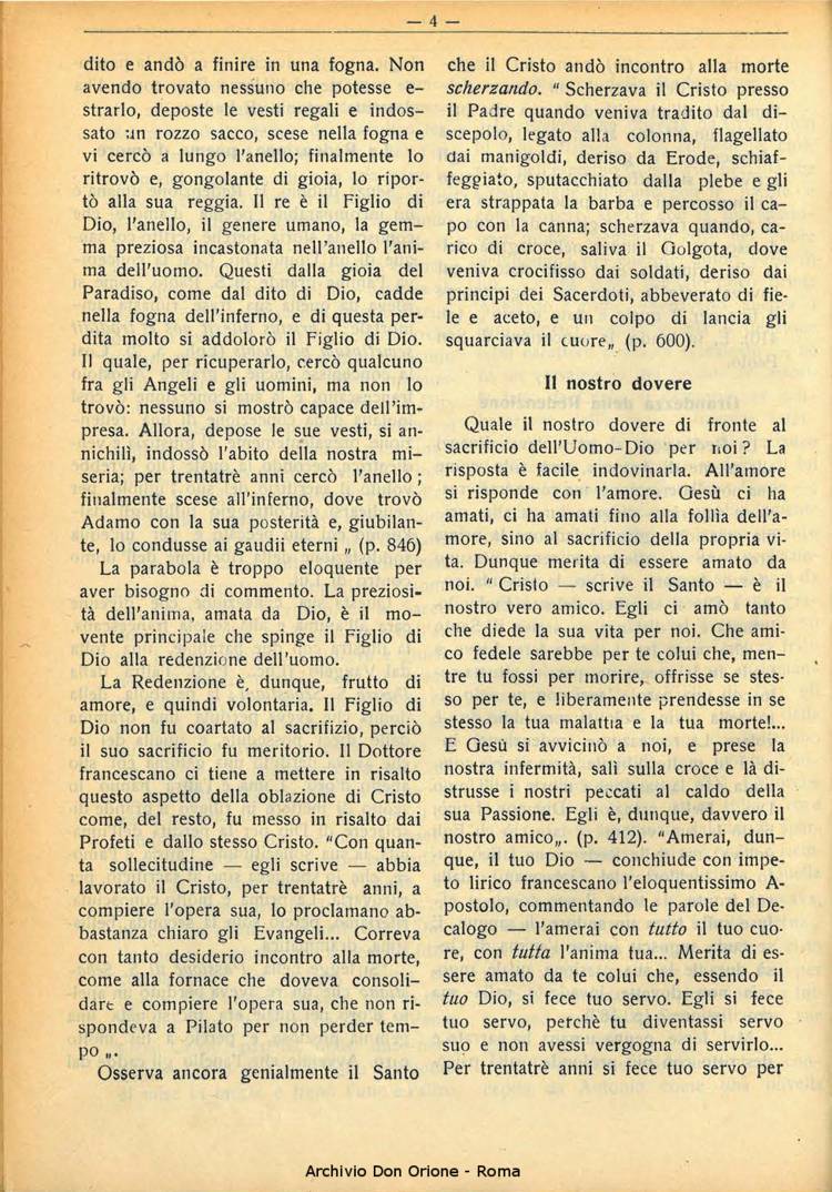 La piccola Opera della Divina Provvidenza, 28, 05, 01-05-1933, pagina 4