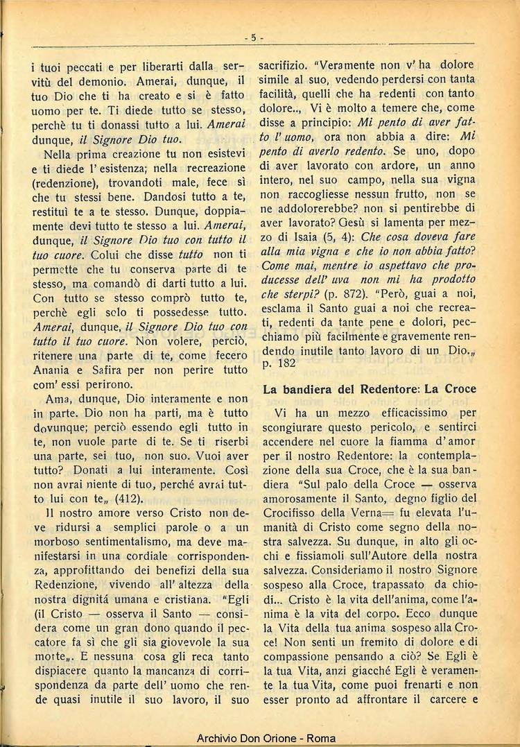La piccola Opera della Divina Provvidenza, 28, 05, 01-05-1933, pagina 5