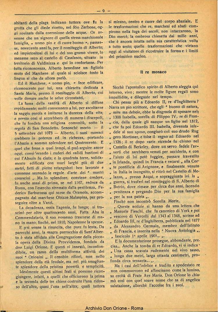 La piccola Opera della Divina Provvidenza, 28, 07, 01-07-1933, pagina 9