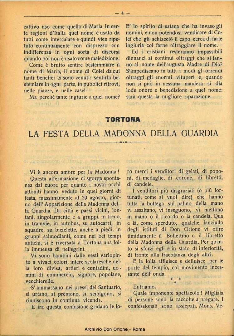 La piccola Opera della Divina Provvidenza, 28, 09, 01-09-1933, pagina 4