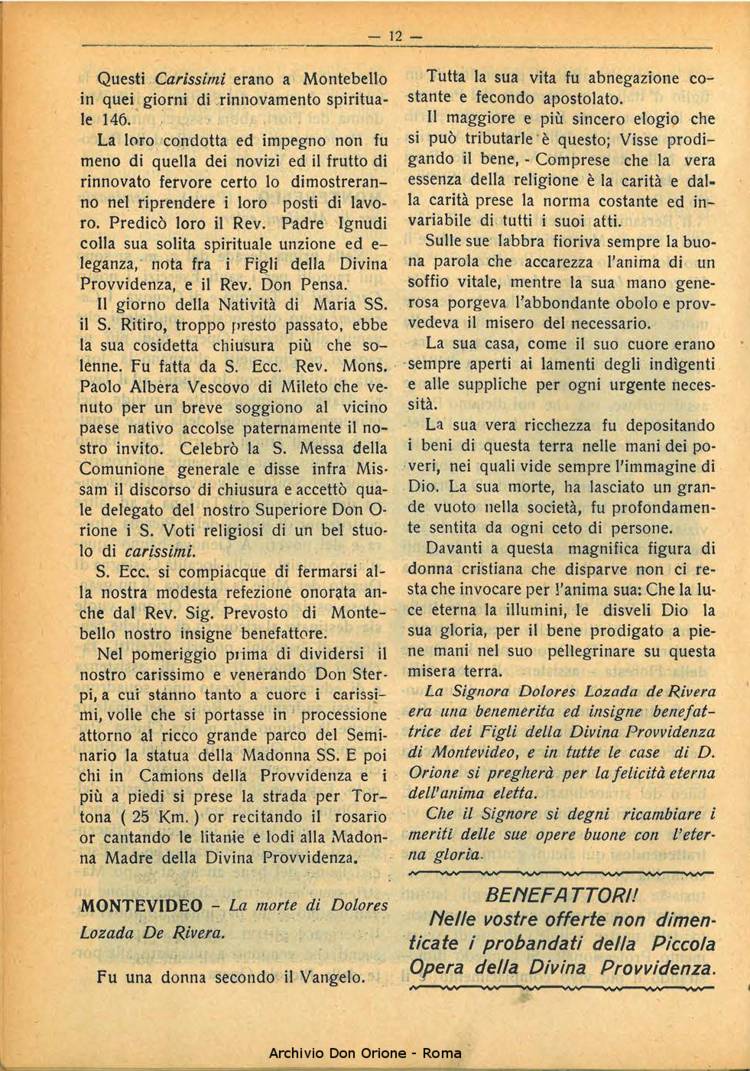 La piccola Opera della Divina Provvidenza, 28, 09, 01-09-1933, pagina 12