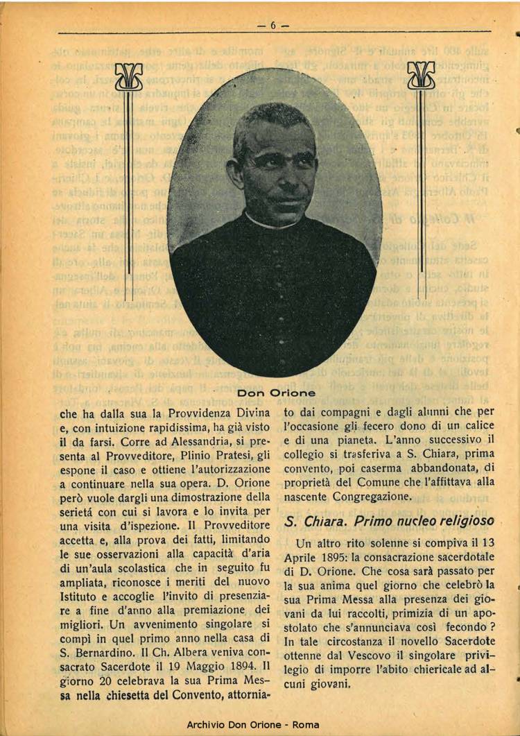 La piccola Opera della Divina Provvidenza, 28, 10, 01-10-1933, pagina 6