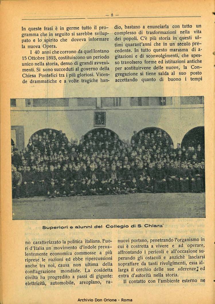 La piccola Opera della Divina Provvidenza, 28, 10, 01-10-1933, pagina 8