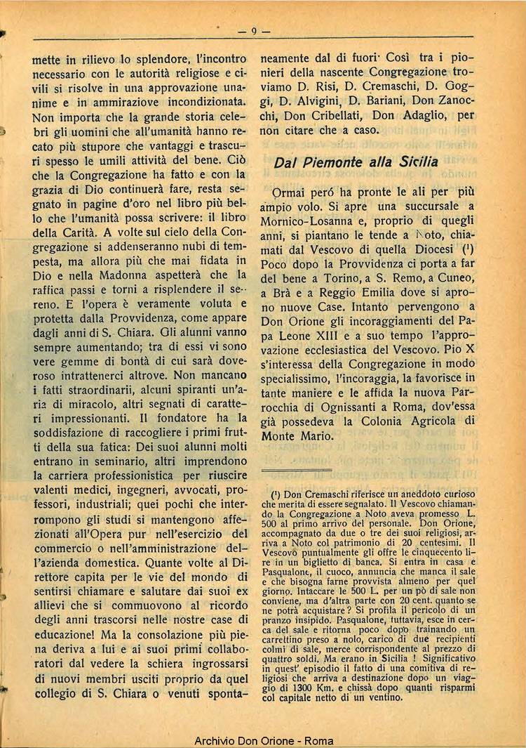 La piccola Opera della Divina Provvidenza, 28, 10, 01-10-1933, pagina 9