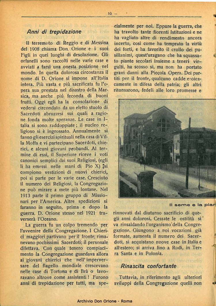 La piccola Opera della Divina Provvidenza, 28, 10, 01-10-1933, pagina 10