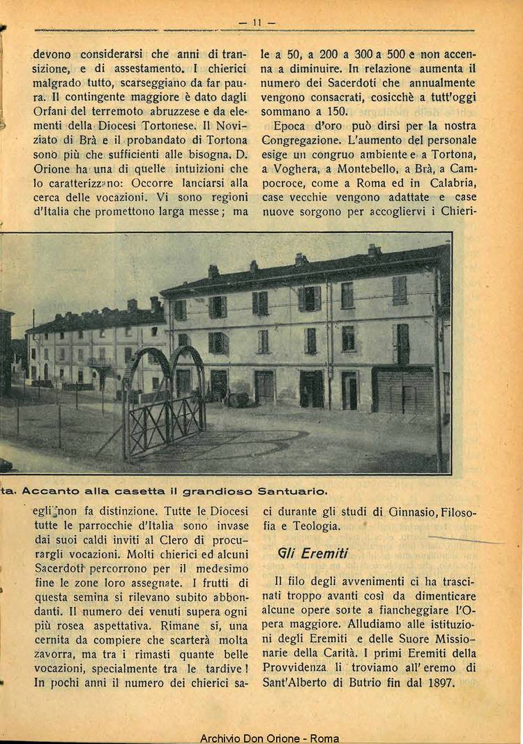 La piccola Opera della Divina Provvidenza, 28, 10, 01-10-1933, pagina 11