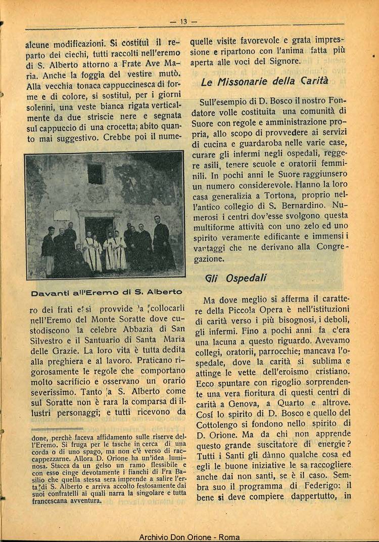 La piccola Opera della Divina Provvidenza, 28, 10, 01-10-1933, pagina 13