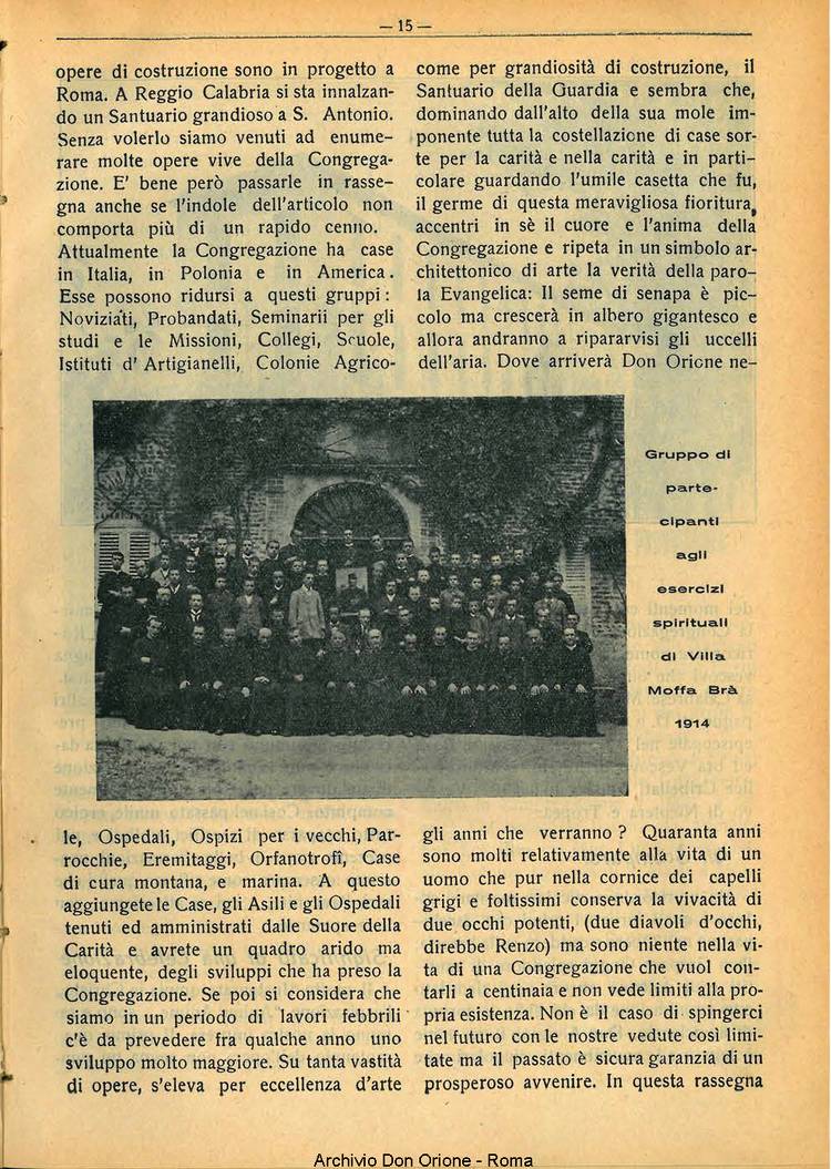 La piccola Opera della Divina Provvidenza, 28, 10, 01-10-1933, pagina 15