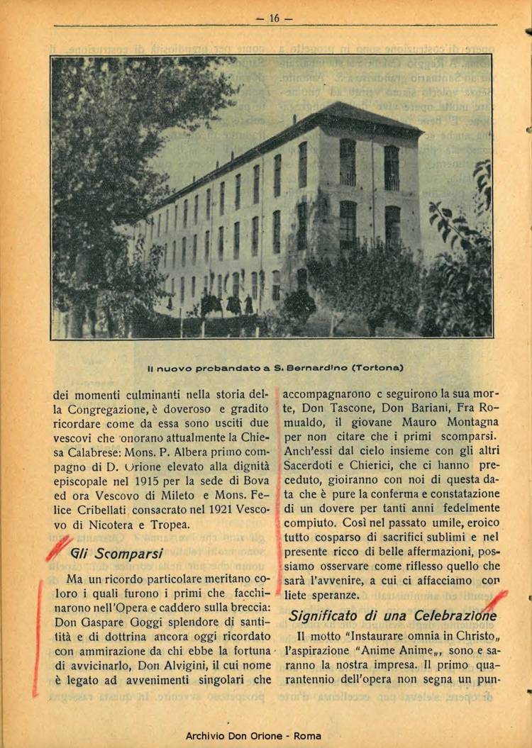 La piccola Opera della Divina Provvidenza, 28, 10, 01-10-1933, pagina 16