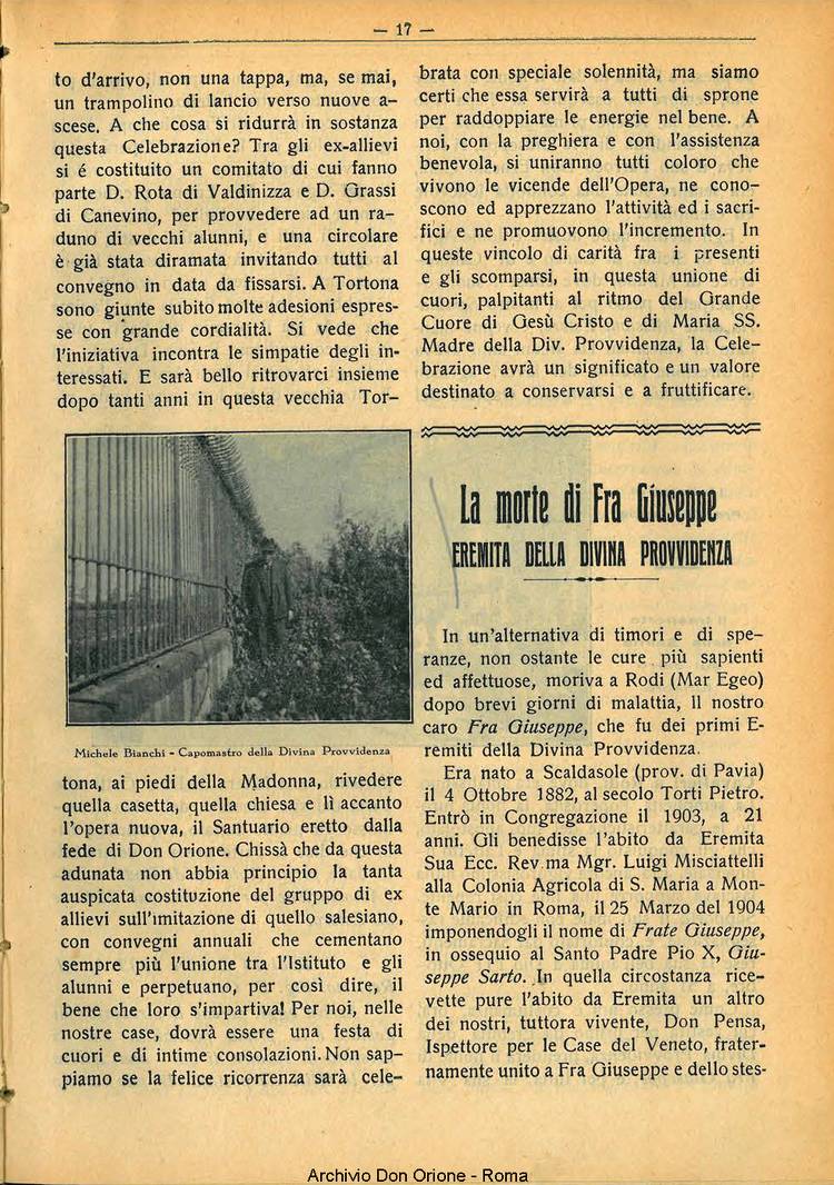 La piccola Opera della Divina Provvidenza, 28, 10, 01-10-1933, pagina 17
