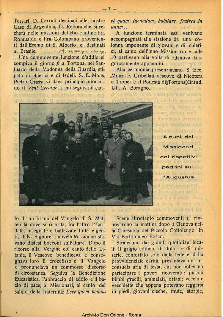 La piccola Opera della Divina Provvidenza, 28, 11, 01-11-1933, pagina 7