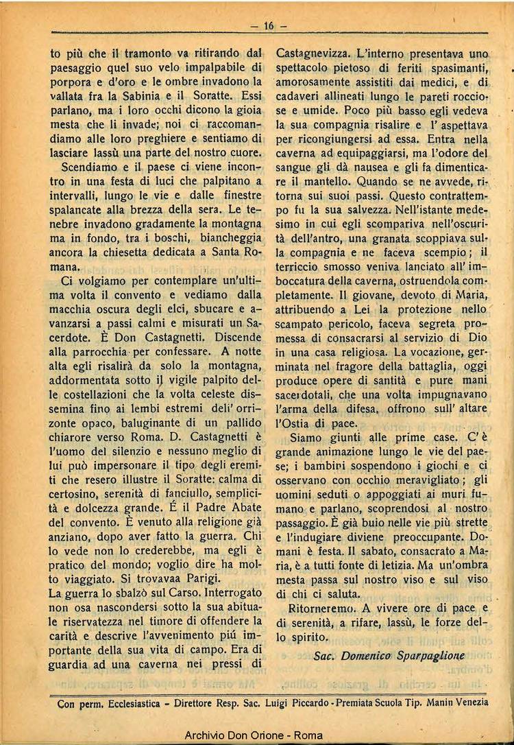 La piccola Opera della Divina Provvidenza, 28, 11, 01-11-1933, pagina 16
