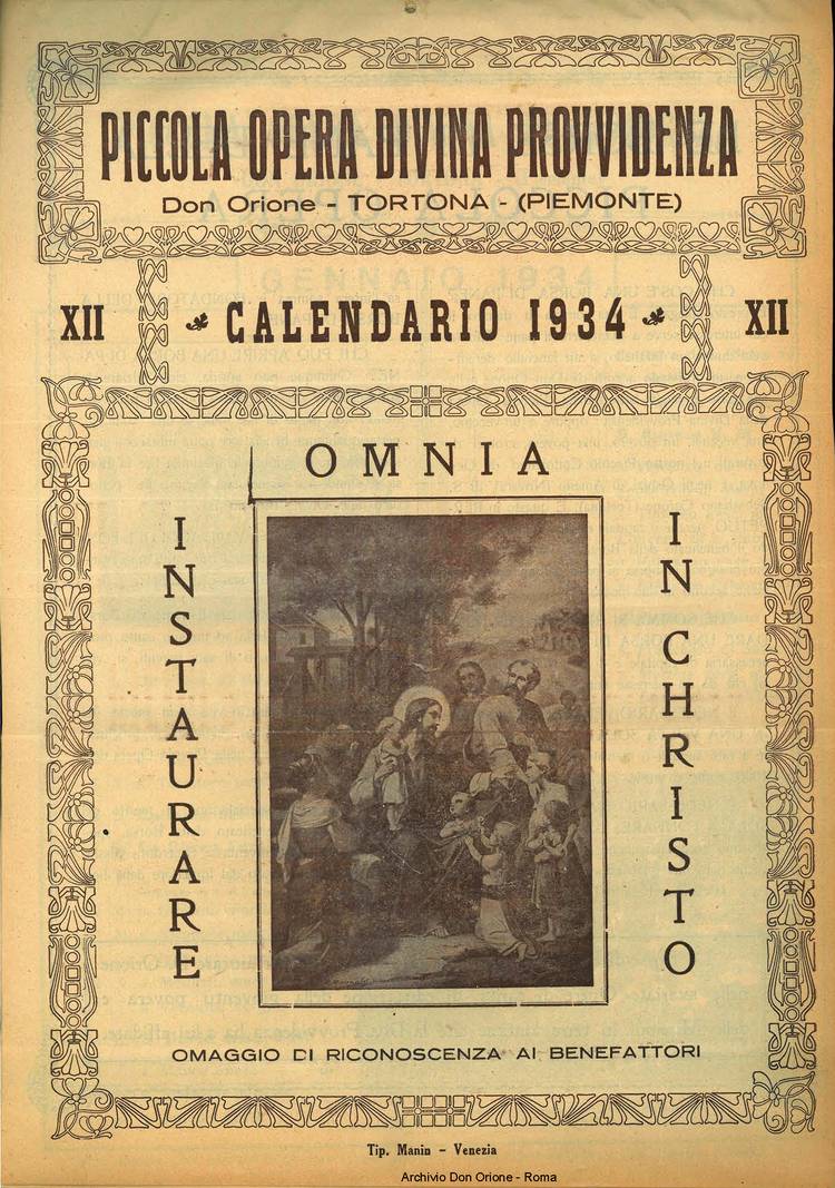 La piccola Opera della Divina Provvidenza, 28, 12, 01-12-1933, pagina 2