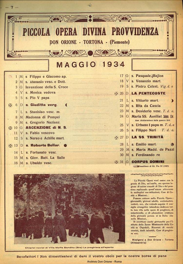 La piccola Opera della Divina Provvidenza, 28, 12, 01-12-1933, pagina 8