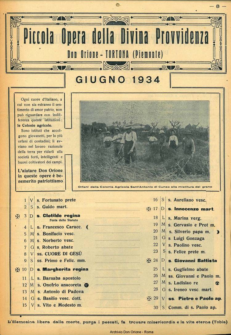 La piccola Opera della Divina Provvidenza, 28, 12, 01-12-1933, pagina 9