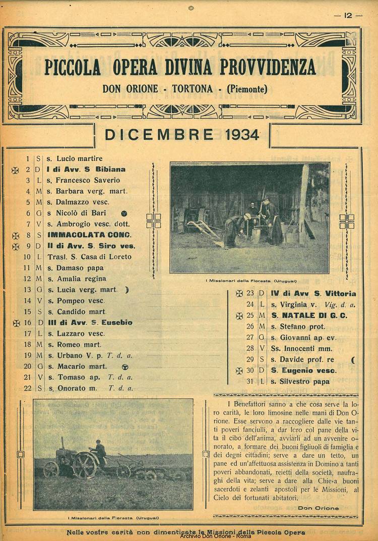 La piccola Opera della Divina Provvidenza, 28, 12, 01-12-1933, pagina 15