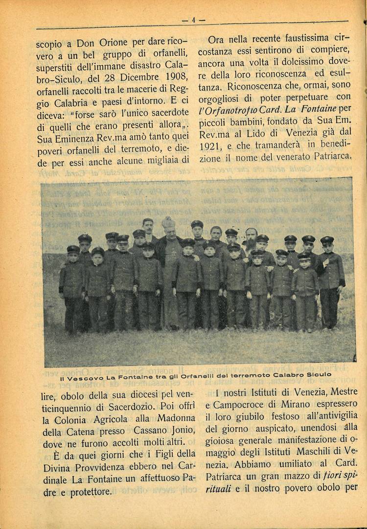 La piccola Opera della Divina Provvidenza, 29, 01, 01-01-1934, pagina 4