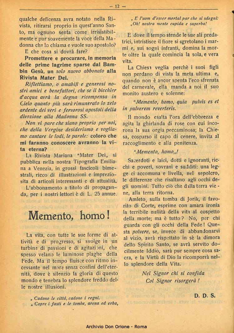 La piccola Opera della Divina Provvidenza, 29, 02, 01-02-1934, pagina 12
