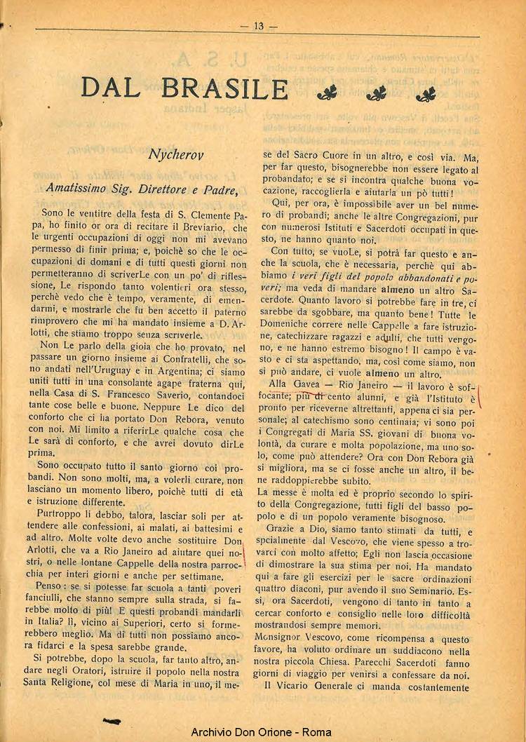 La piccola Opera della Divina Provvidenza, 29, 02, 01-02-1934, pagina 13