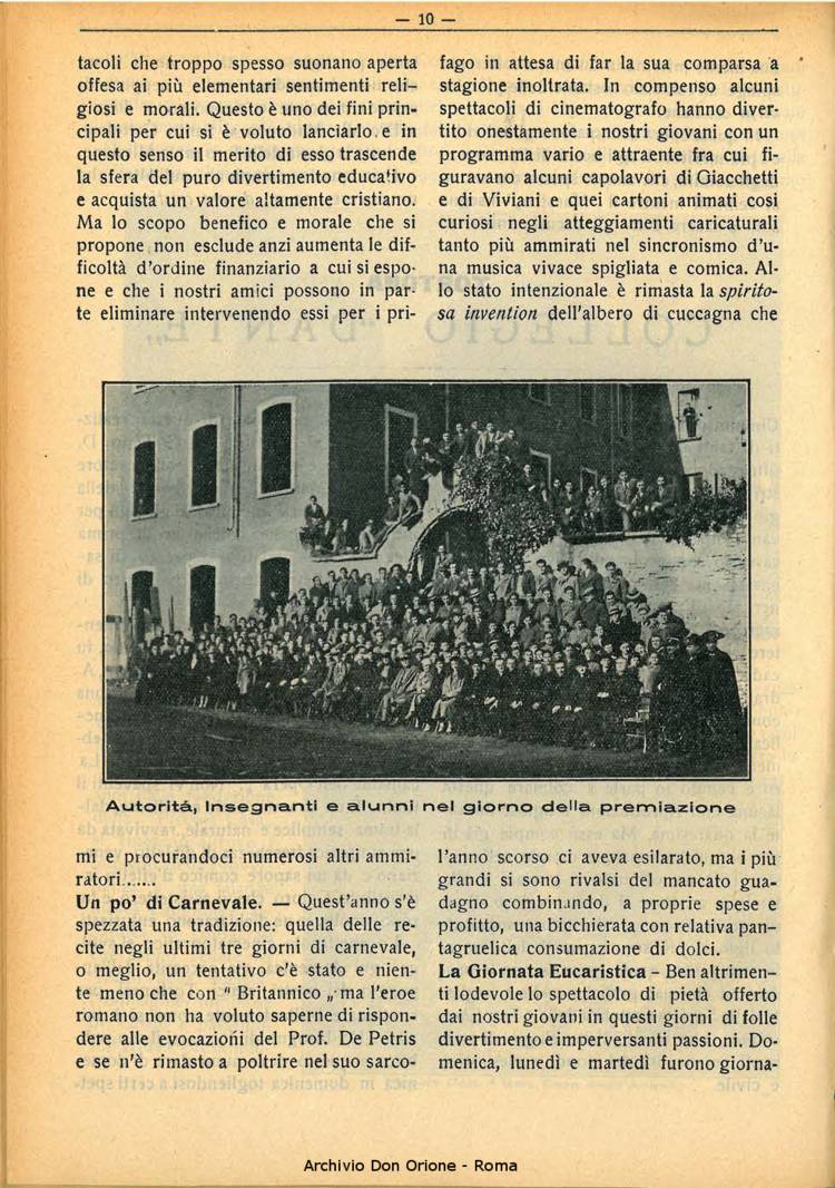 La piccola Opera della Divina Provvidenza, 29, 03, 01-03-1934, pagina 10