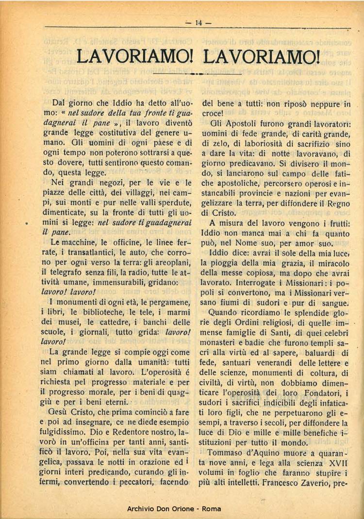 La piccola Opera della Divina Provvidenza, 29, 03, 01-03-1934, pagina 14