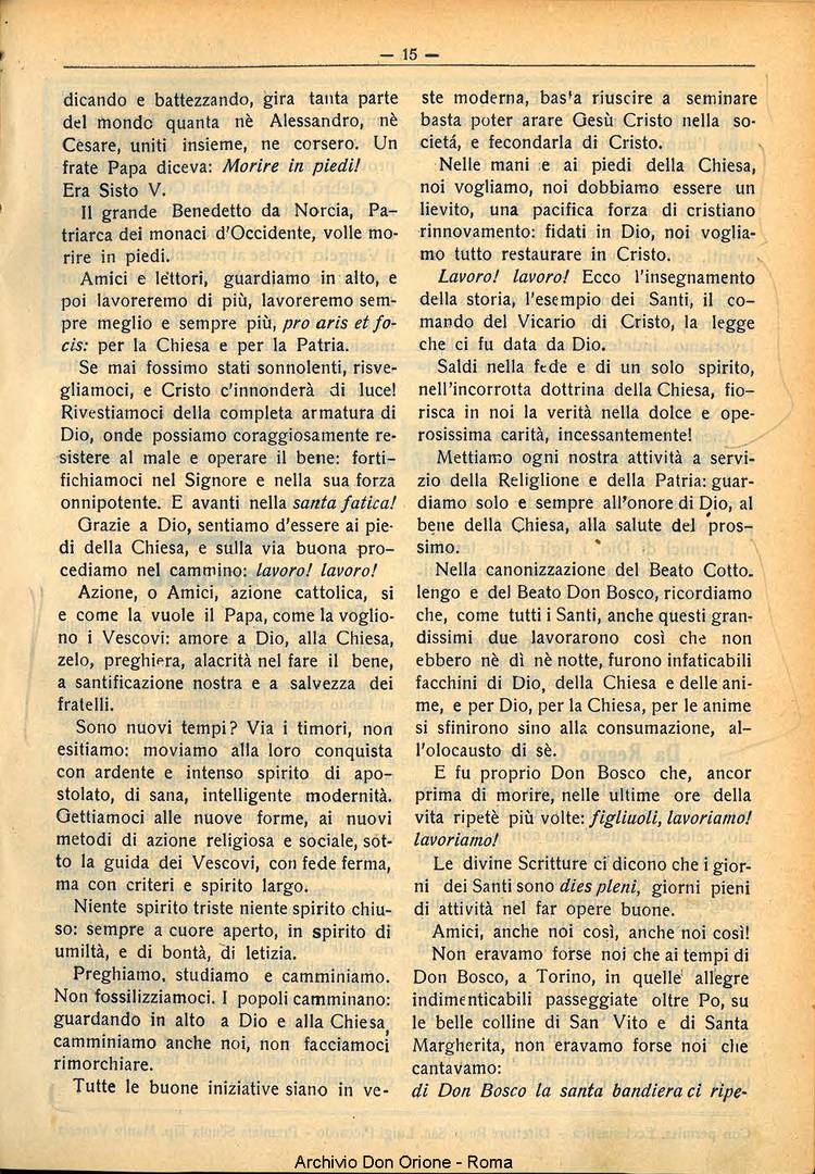 La piccola Opera della Divina Provvidenza, 29, 03, 01-03-1934, pagina 15