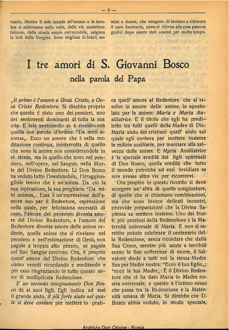 La piccola Opera della Divina Provvidenza, 29, 04, 01-04-1934, pagina 5